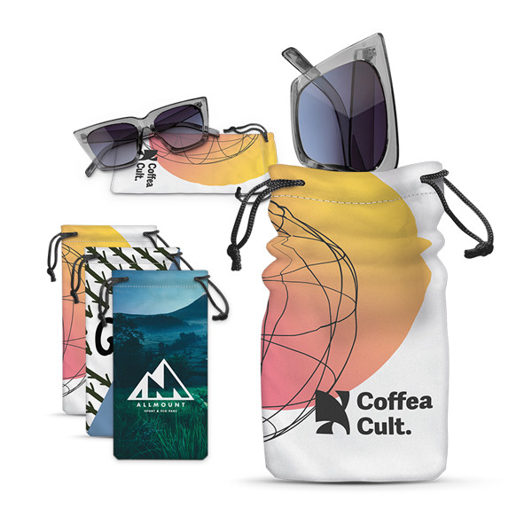 ETUI POCHETTE A LUNETTES EN MICROFIBRES - Echantillon