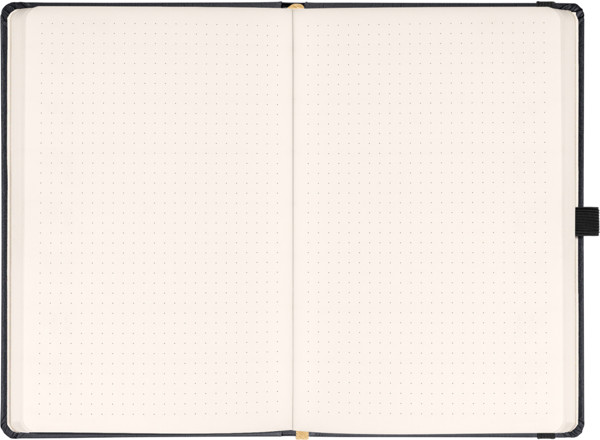 Notique Notes Balacron, Černý, Tečkovaný, 15 x 21 cm