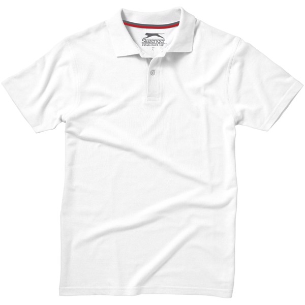 Advantage short sleeve men's polo - White / XXL