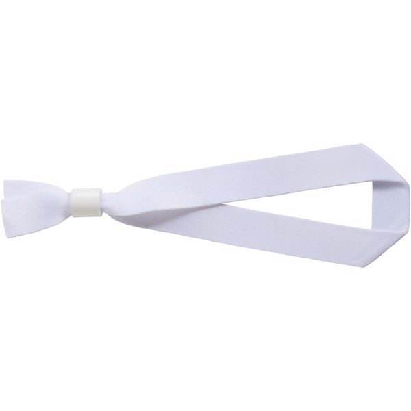 El recycled PET festival bracelet - White
