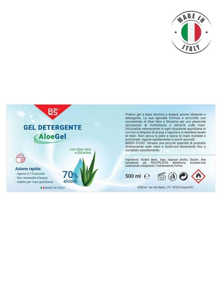 Gel detergente mani 500ml tappo dispenser
