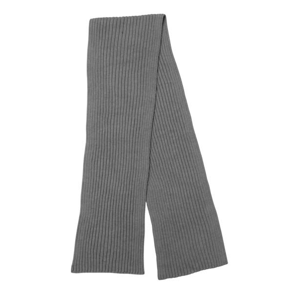 Impact AWARE™ Polylana® knitted scarf 180 x 25cm - Grey