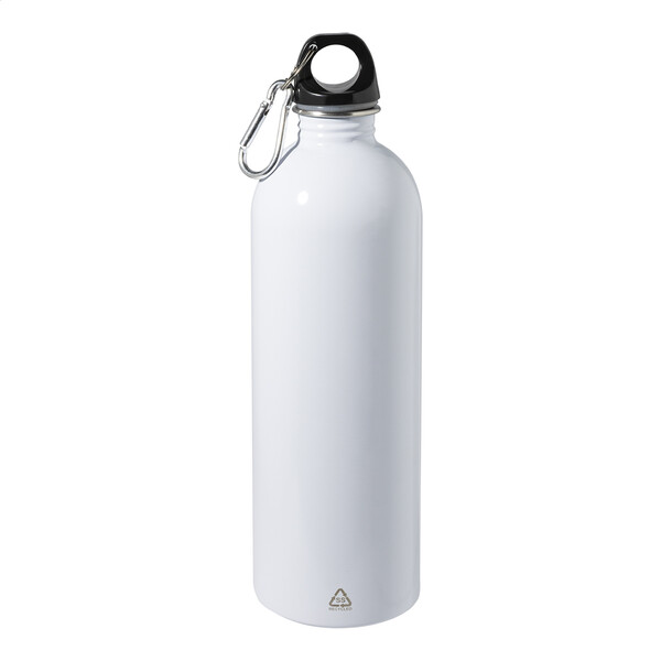Recycled Stainless Steel Bottle Ressuto XL - White