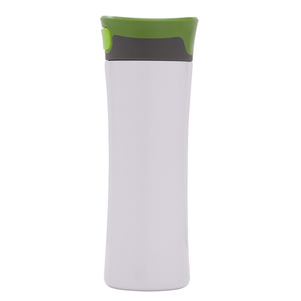 430 ml Telescope insulated mug - White / Green
