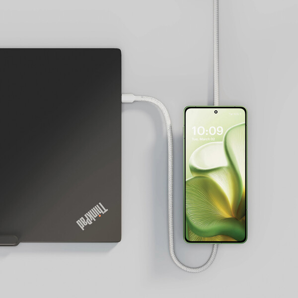 Zens Oplaadkabel USB-C naar USB-C Pro 2 - Wit