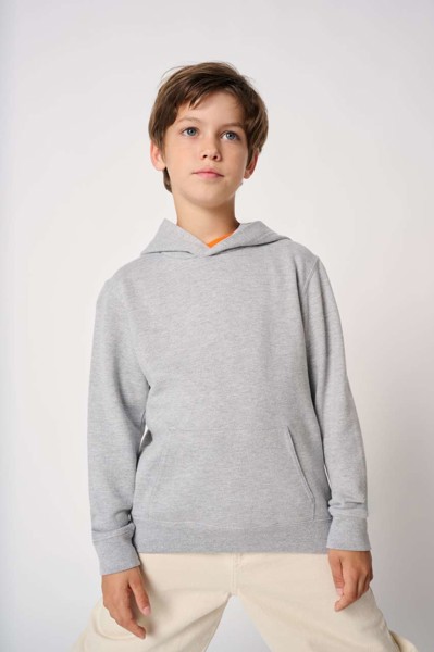Kids' Basic Hoodie Sweatshirt - Ideal White / 10/12