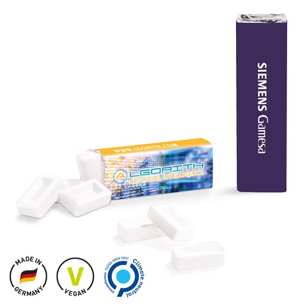 Peppermint bars, sugar-free | 1 bar with 12 peppermint pieces, sugar-free, 10 g