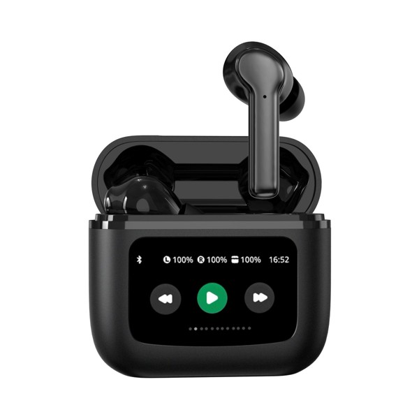 Wireless headphones with touch screen - WHITE