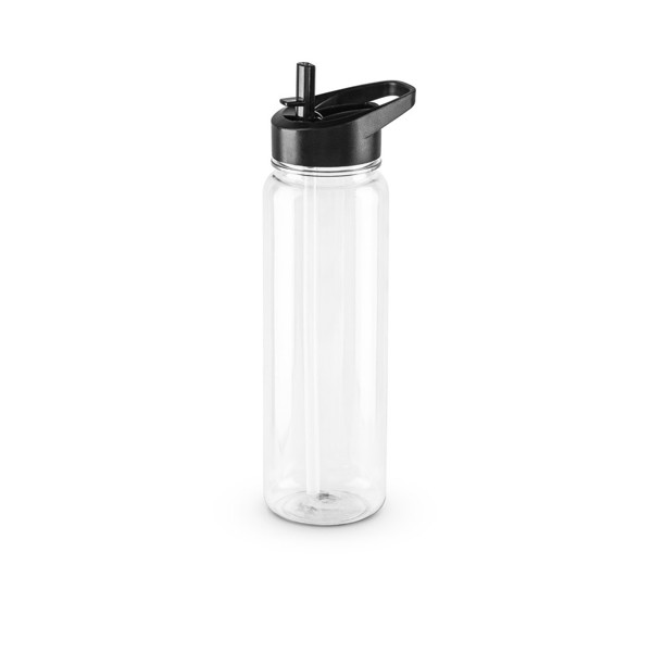 GILMORE. Garrafa de desporto em rPET com acabamento translúcido brilhante 750 mL - Transparente