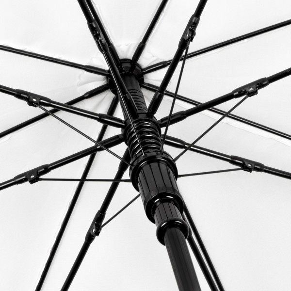 FALCONE - Parapluie avec tissue reflechissant - Automatique - Windproof -  120 cm - Orange / Argent