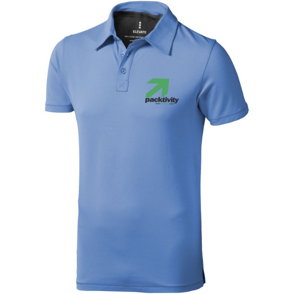 Polo stretch manches courtes homme Markham - Bleu clair / M