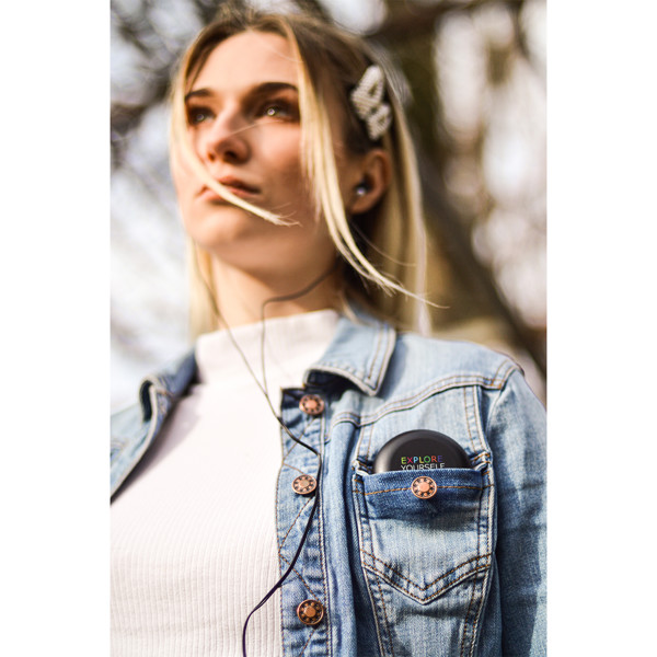 Enlive earphones in case