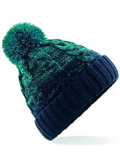 Ombré Beanie - Teal / French Navy / One Size