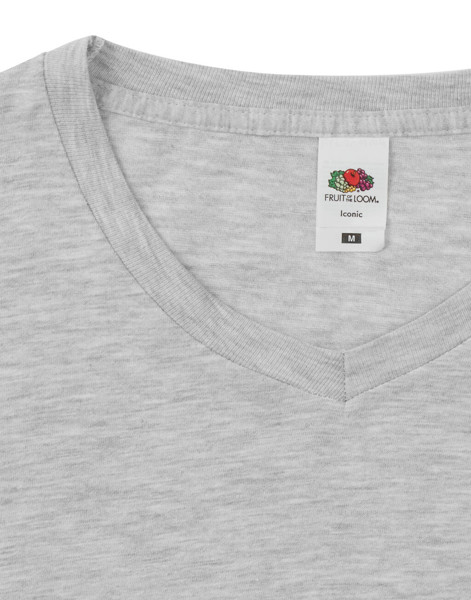 Iconic 150 V Neck T - White / 2XL