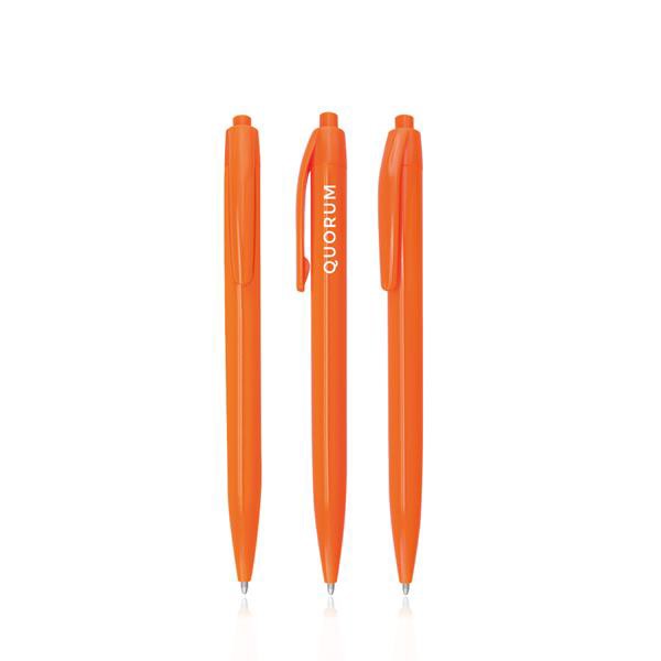 Esferográfica Em Plástico, Cor Única - Branco