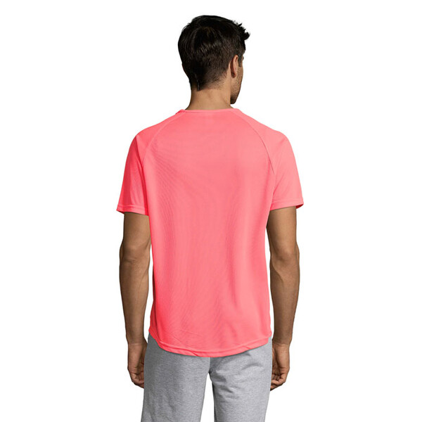 SPORTY T-shirt homem - Neon Coral3XL