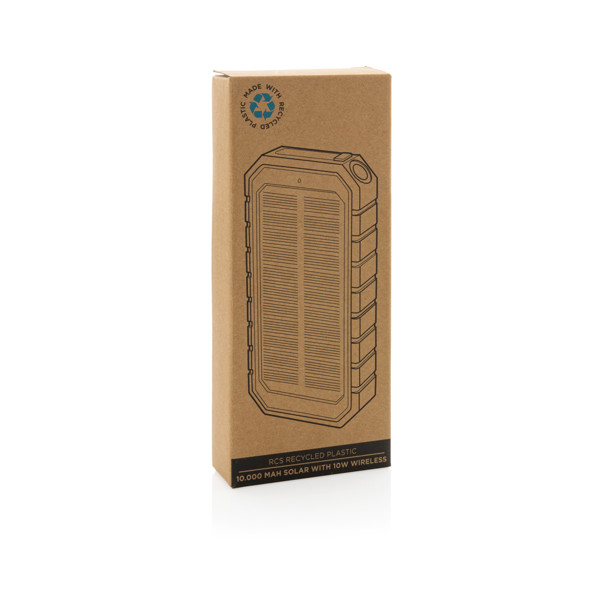Xd Collection solarni powerbank 10000 mAh, 10W brezžično