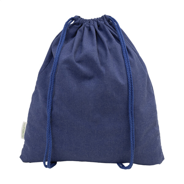Sac piscine en coton recyclé Dropex - Bleu