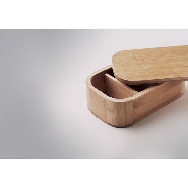 Lunch box  en bambou 650ml Laden