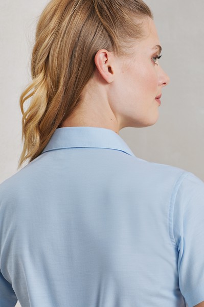 Women's Short Sleeve Signature Oxford Blouse - White / 6XL