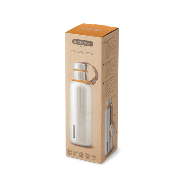 Malá termo láhev na vodu 500ml Black+Blum - Oranžová