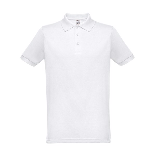 THC BERLIN WH. Men's short-sleeved polo shirt. White - White / XXL