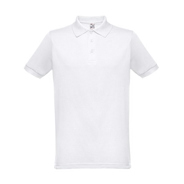 THC BERLIN WH. Men's short-sleeved polo shirt. White - White / XL