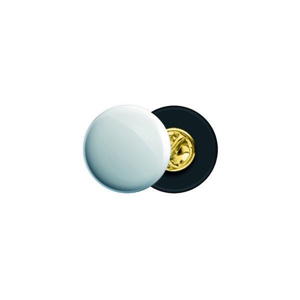 Crachá De 25Mm Com Pin Dourado, Personalizado