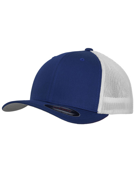 Mesh Trucker 2-Tone Cap - Black / White / L/XL
