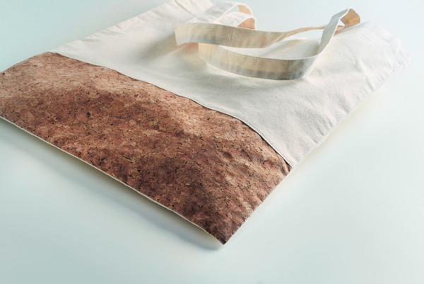 Shopper c/dettagli in sughero Illa Tote - Beige