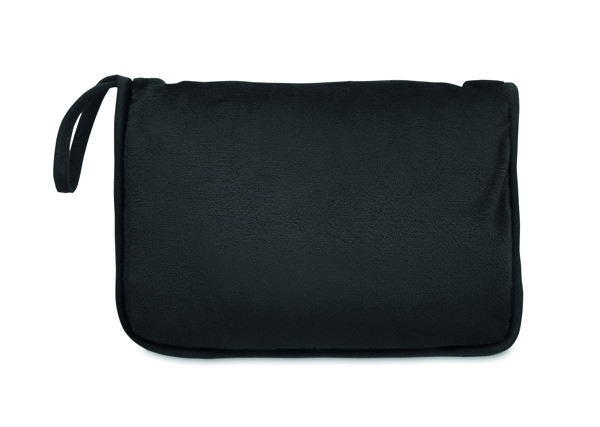 Set di coperte da viaggio 2 in Cozy - Nero