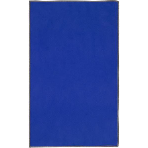 Asciugamano ultraleggero ad asciugatura rapida certificato GRS 30 x 50 cm Pieter - Blu royal