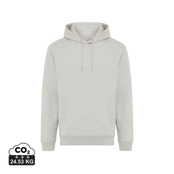 Mikina s kapucí IQONIQ Joshua z recyklované bavlny - Light Heather Grey / 4XL