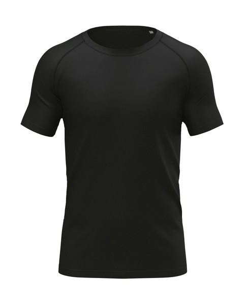Seamless Sports-T For Men - Black Opal / 2XL
