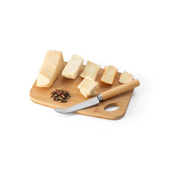 PS - CAPPERO. Set with board and cheese knife