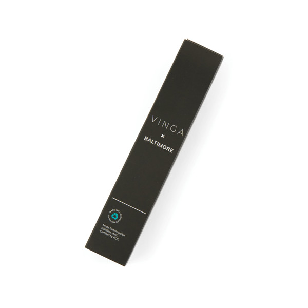 VINGA Baltimore RCS recycled SS pen - Green