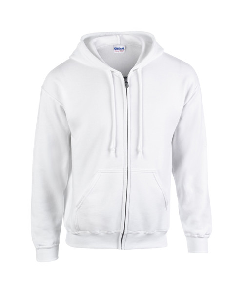 Mikina HB Zip Hooded - Bílá / S