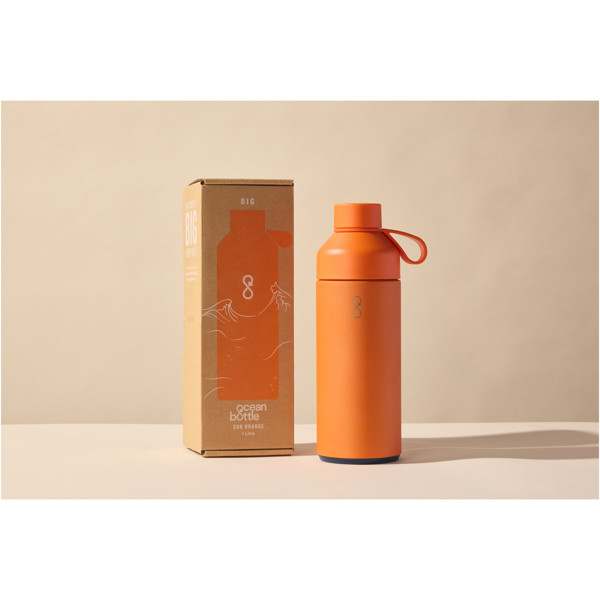 Bouteille d'eau Big Ocean Bottle de 1 000 ml avec isolation par le vide - Sun Orange