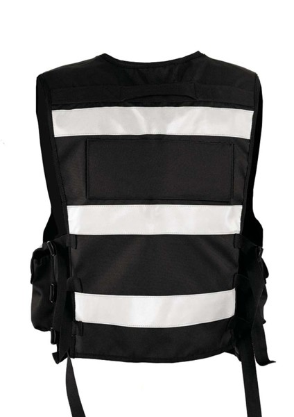 Tactical Safety Vest "Bonn" - Black / M/XL