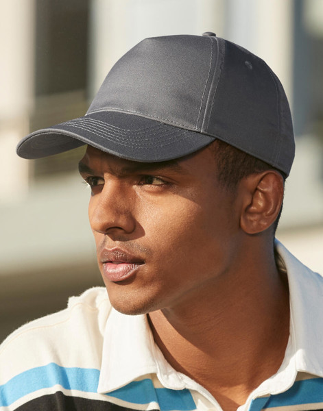 Urbanwear 5 Panel Snapback - White / ONE SIZE