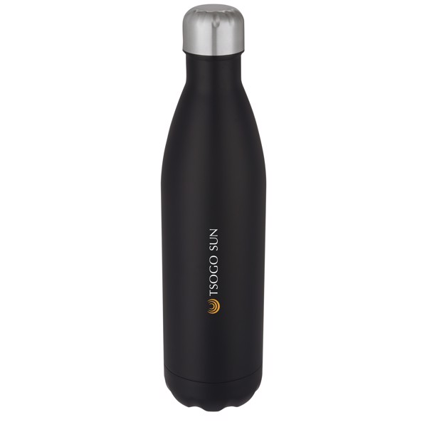 Bouteille Cove de 750 ml en acier inoxydable à isolation sous vide - Noir