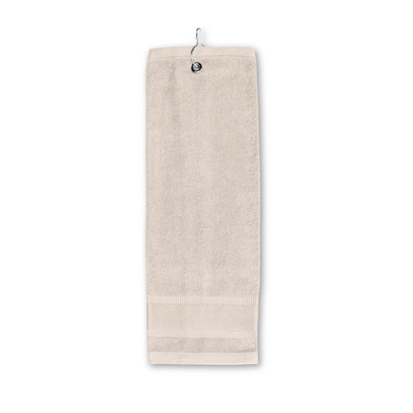 GOLFI. Multifunkční bavlněný ručník (430 g/m²) - Béžová