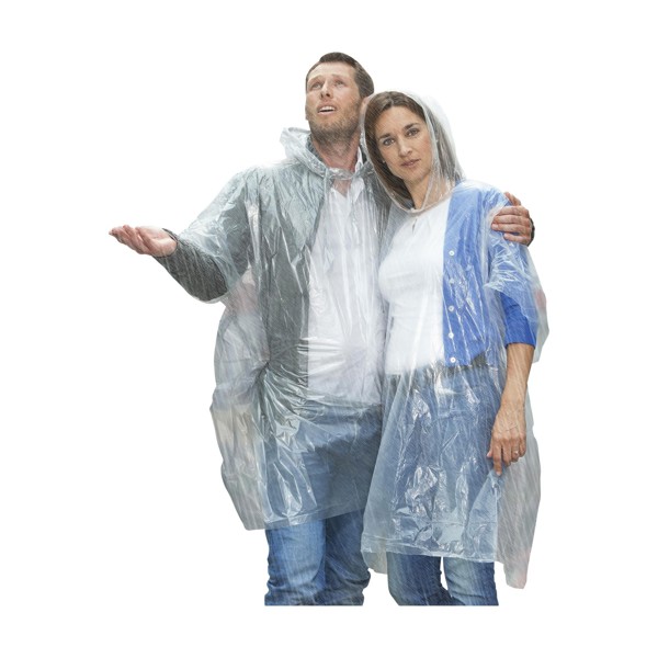 Clear poncho/raincoat - Transparent