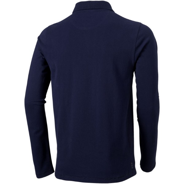 Polo manches longues homme Oakville - Marine / M