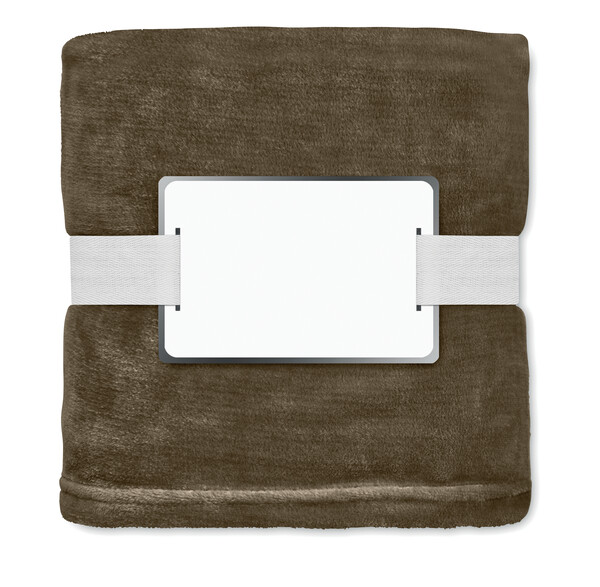 Coperta in pile RPET 280gr/m² Logan - Terra
