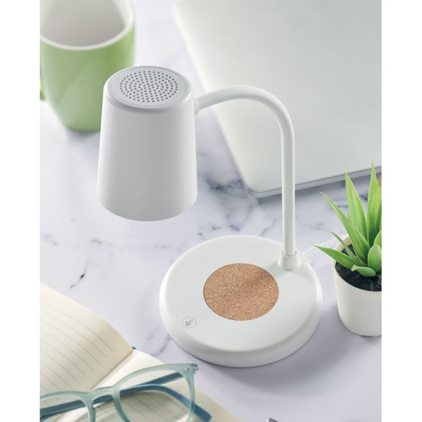 Lampe haut-parleur & chargeur Spot