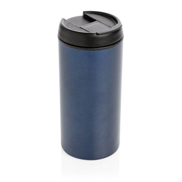 Mug Metro en acier inoxydable recyclé RCS - Bleu