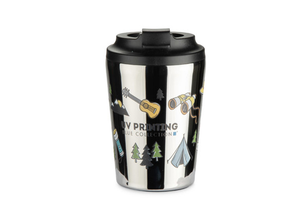 Thermal mug CAFFEZ 350 ml - silver