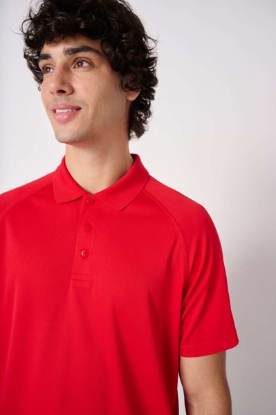 Men's Basic Polyester Polo Shirt - Ideal White / XS