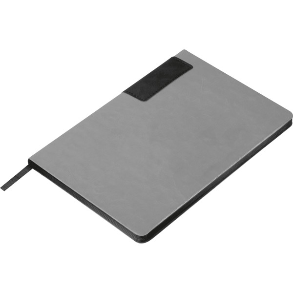 Notebook with coloured edges EVAN - Black